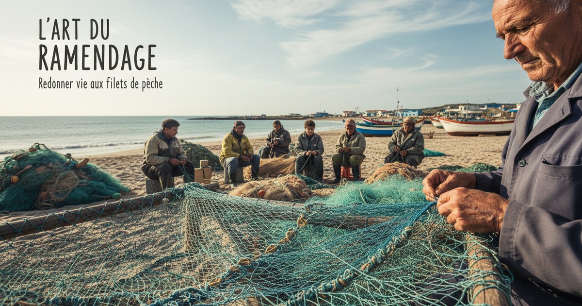 L&rsquo;art du ramendage : redonner vie aux filets de pêche