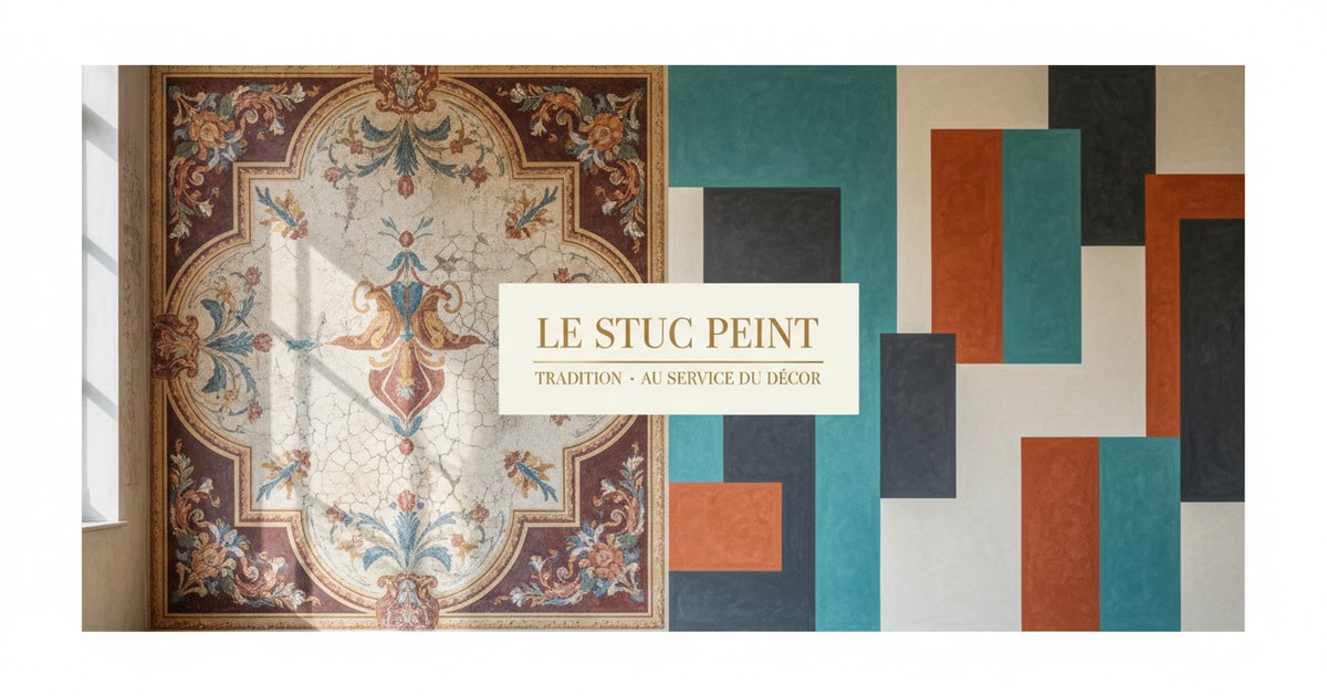 Le stuc peint : tradition et modernité au service du décor